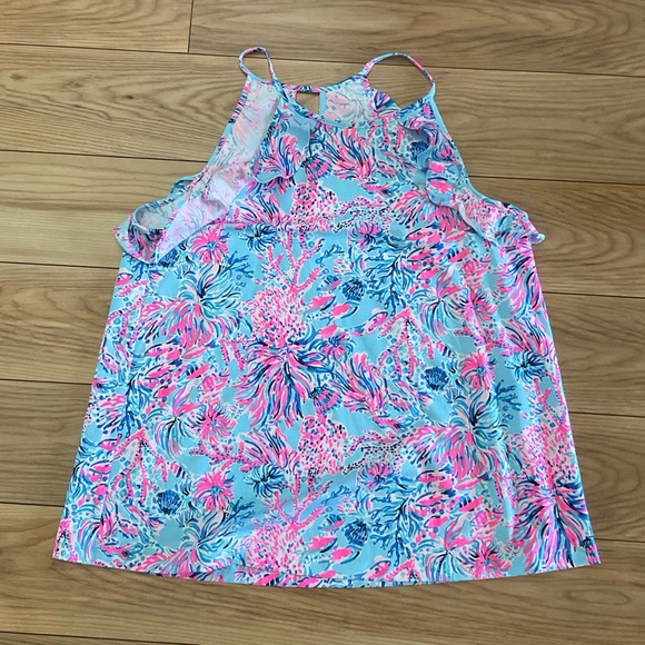 NWOT Lilly Pulitzer Billie Ruffle Tank - Picture 1 of 1